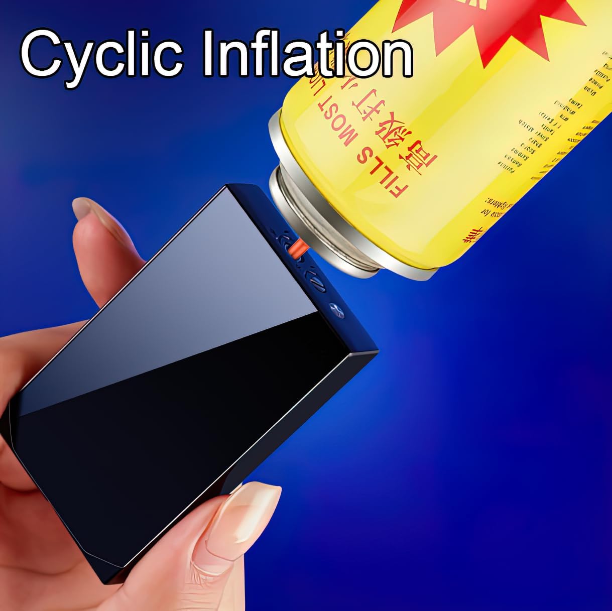 Butane Torch Lighter Fun Dual Flame Lighter Cool Jet Torch Lighter Refillable Adjustable Soft Flame and Jet Blue Flame Lighter Windproof Butane Lighter Unique Mens Lighter Gift (No Gas) (Black)