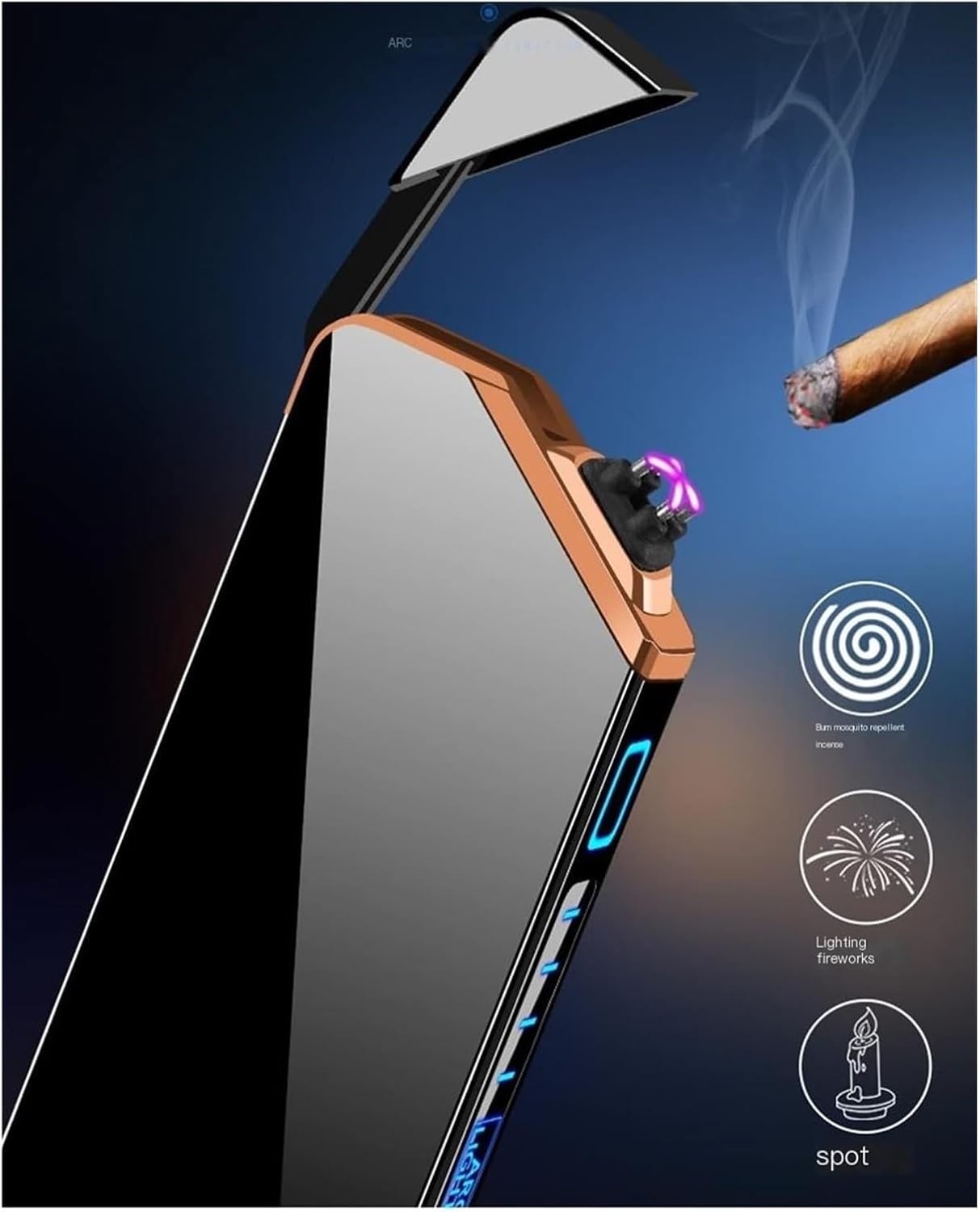 Creative fashion USB lighter charging cigarette lighter