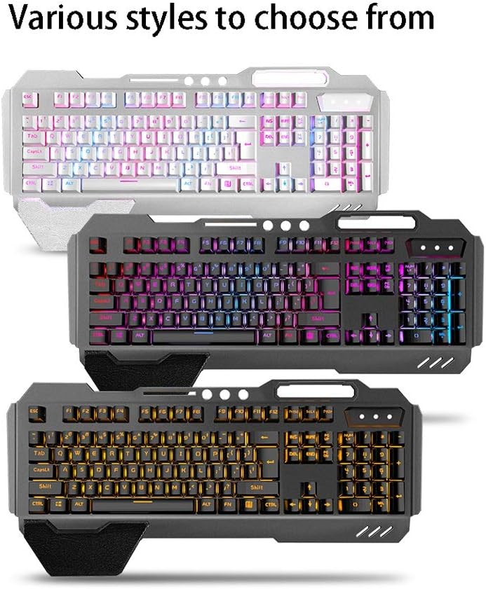 Ergonomic Mechanical Keyboard with RGB Backlight