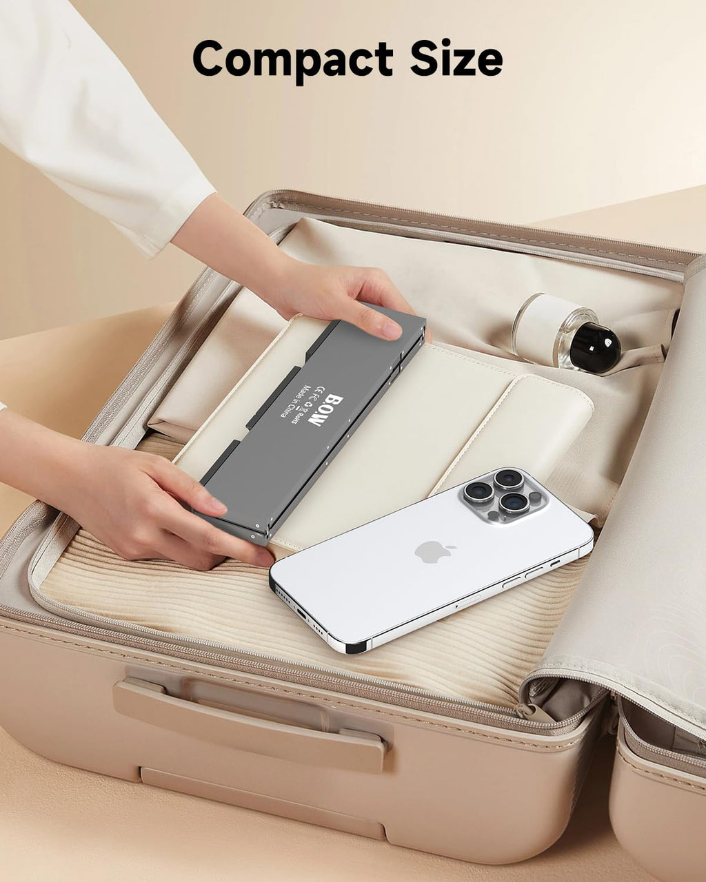 Folding Bluetooth keyboard for mobile phone and computer