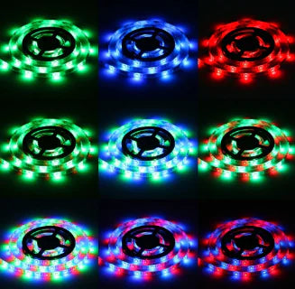 Waterproof RGB LED Strip with USB Remote Control