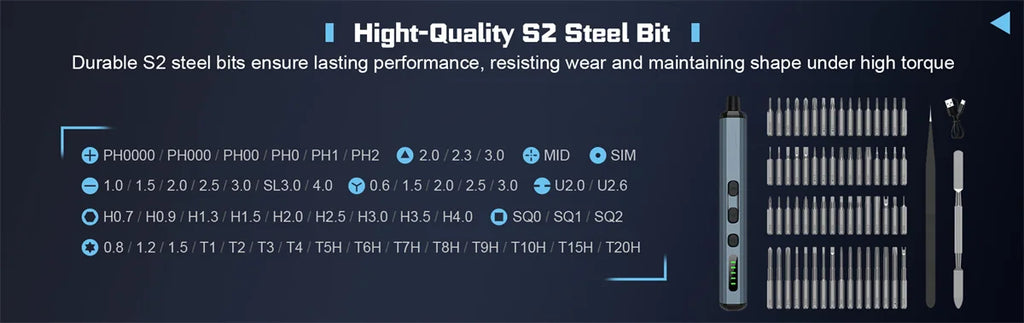 MINI 70-in-1 Mini ElectricPrecision Screwdriver Set